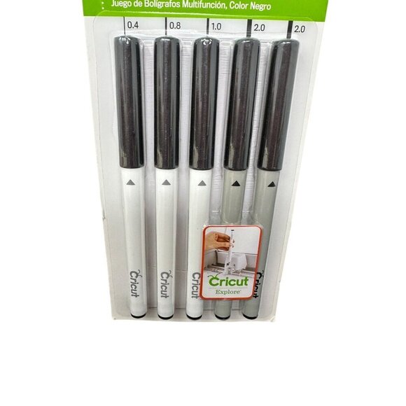 Cricut Explore Black Multi Pen Set Calligraphy Write Draw Water Based Acid Free - Picture 3 of 6